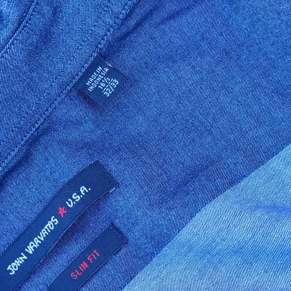 John Varvatos *USA  Men's Slim Fit Luxury Shirt /Cotton - Picture 17 of 17